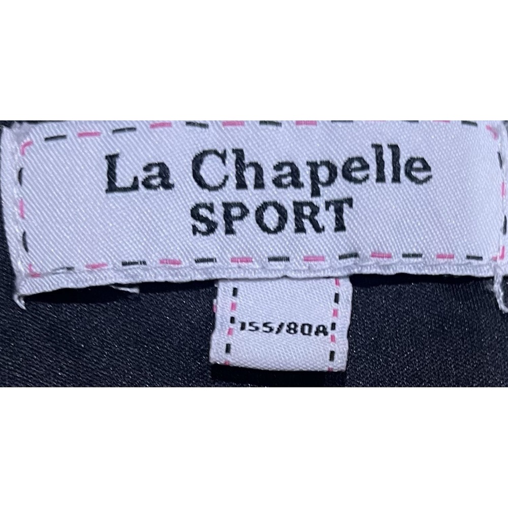 La Chapelle Sport Pop Art Graphic Mini Dress Black Long Sleeve 155/80A - Picture 6 of 6